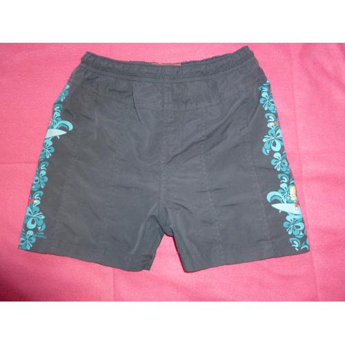 Short De Bain Bleu Marine (Séchage Rapide)The Simpsons Taille 4 Ans