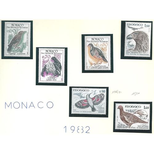 Monaco N° 1316 À 1321