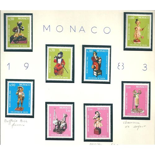 Monaco N° 1377 À 1384