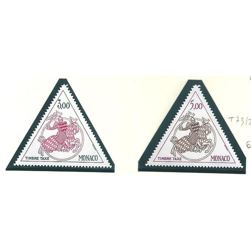 Monaco N° Taxe 73 & 74