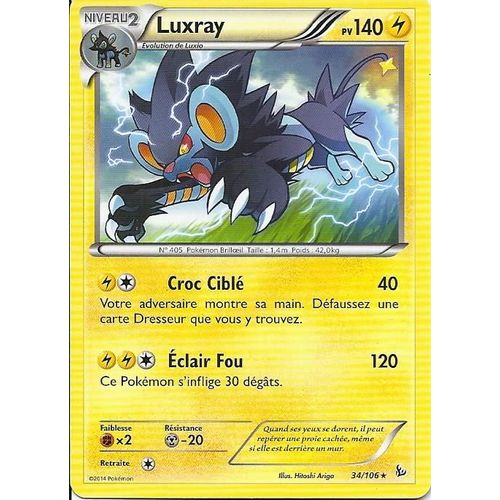 Luxray 34/106 - Xy Etincelles