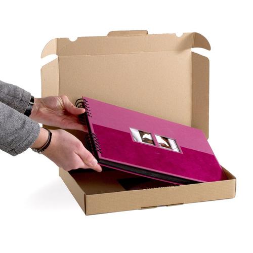 Boîte plate en carton pour envoi postal d'objets plats -Toutembal