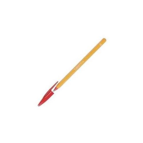 Bic Lot De 3 Stylos À Bille Orange Héxagonal Pte Fine Rouge