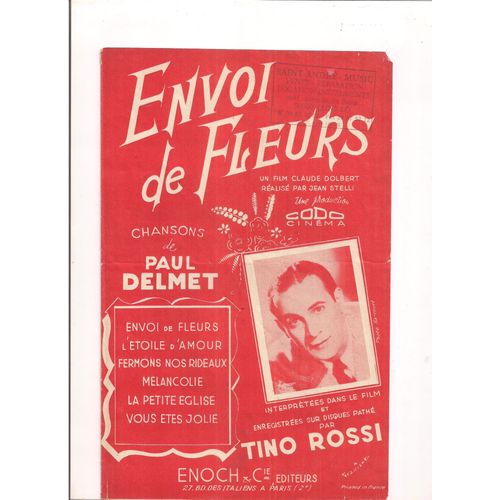 Envoi De Fleurs  Melancolie  Tino Rossi.