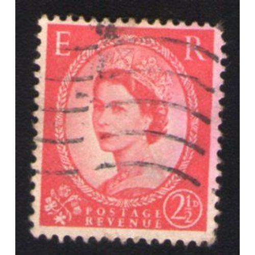 Royaume Uni 1958 Oblitéré Used Stamp Queen Reine Elisabeth Ii Carmin Rouge