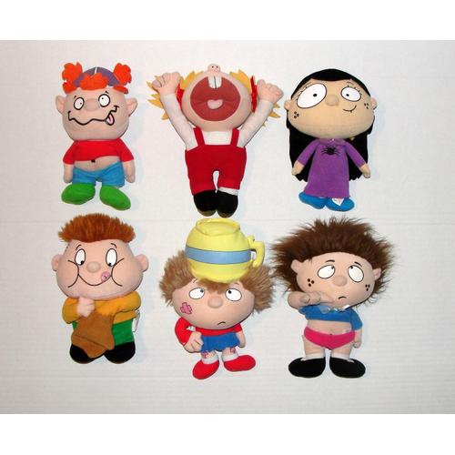 Les Petites Crapules Lot De 6 Peluches 20 Cm