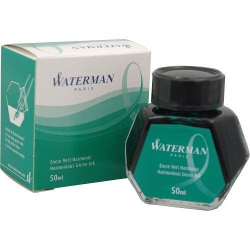 Waterman Flacon D'encre, Vert, Contenu: 50 Ml En Verre