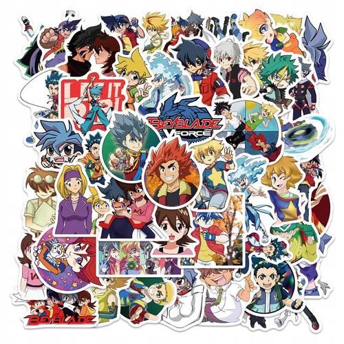 Autocollants Beyblade 200 Pièces Dessin Animé Bricolage Crème Glacée Aesthetic Couleurs Stickers Imperméable Vinyle Autocollant Pour Téléphone Ordinateur Portable Macbook Scrapbooking