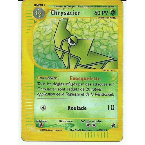 Pokemon - Chrysacier. 60pv, 87/165 Holo