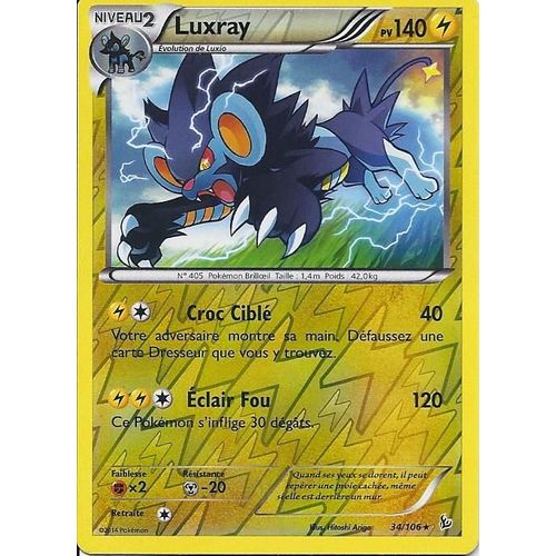 Luxray Reverse 34/106 - Xy Etincelles