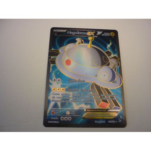 Carte Pokemon Magnezone 180 Pv Ex Full Art 101/106 Xy Etincelles