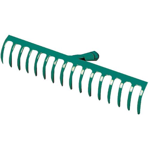 Râteau soudé dents courbes Cap Vert - Sans manche 16 dents