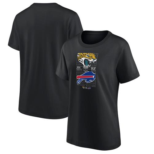 Nfl 2023 Jeux De Londres Tottenham Match Up Jacksonville Jaguars Vs Buffalo Bills T-Shirt Graphique - Femmes