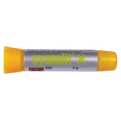 Colle Cyanolit multi-usages Cyanolite - Jaune 2 g