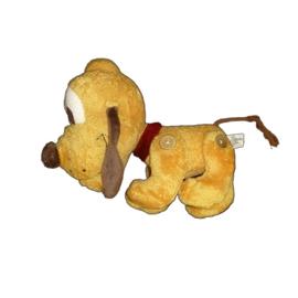 Petite peluche chien au collier multicolore • Ma Peluche