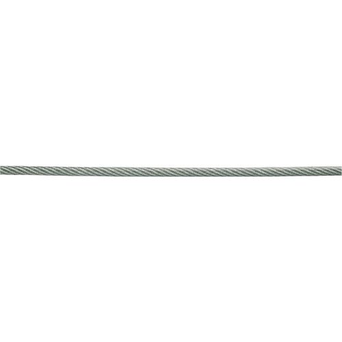 Câble acier gainé PVC Chapuis - Bobine de 50 m - Diamètre Câble 3 mm - Extérieur 4 mm