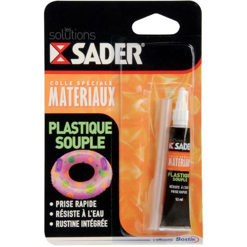 Colle plastique souple Sader