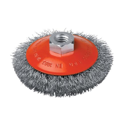 Brosse cuvette acier ondulé SCID - Diamètre 120 mm