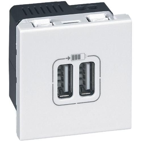 Les prises Legrand - Prise double USB - 2 modules