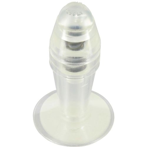 Butée fixation murale fusée GPI - Transparent - 75 mm x 45 mm - Vendu par 1