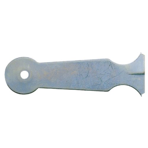 Patte à scellement acier zingué Jardinier Massard - Bout rond - Longueur 16 cm