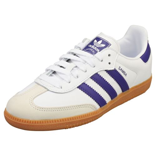 Adidas Samba Og Femme Baskets Blanc Bleu - 42 2/3