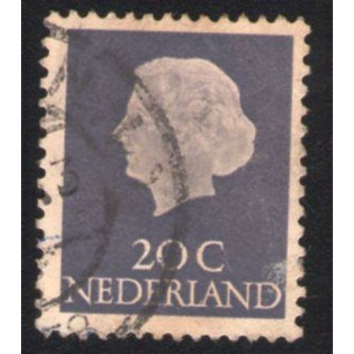 Pays Bas 1954 Oblitéré Rond Used Stamp Queen Reine Juliana De Profil 20 Cents
