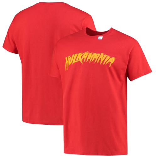 T-Shirt Authentique Rouge « Hulkamania » Hulk Hogan - Homme