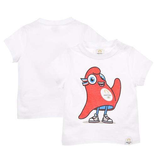 T-Shirt Jeux Olympiques De Paris 2024 Mascotte - Bébé