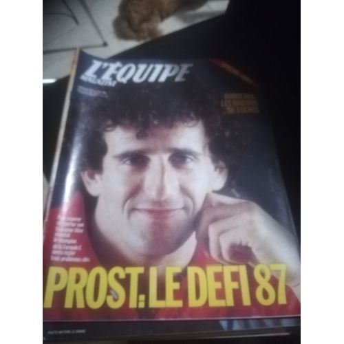 L'equipe Magazine 321 De 1987 Salah,Prost,Hinault,Kelly,Vimond,Ballesteros,Jaguar Sovereign 3.6