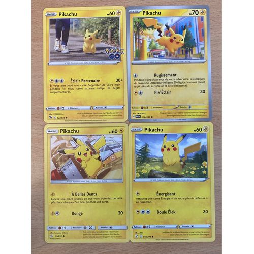 (2433) 4x Pikachu (Pokemon)