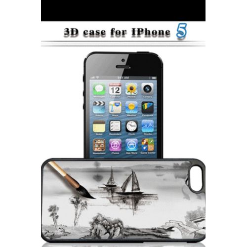 Coque Rigide 3d , Peinture , Aquarelle , Art , Paysage Marin , Apple Iphone 5s