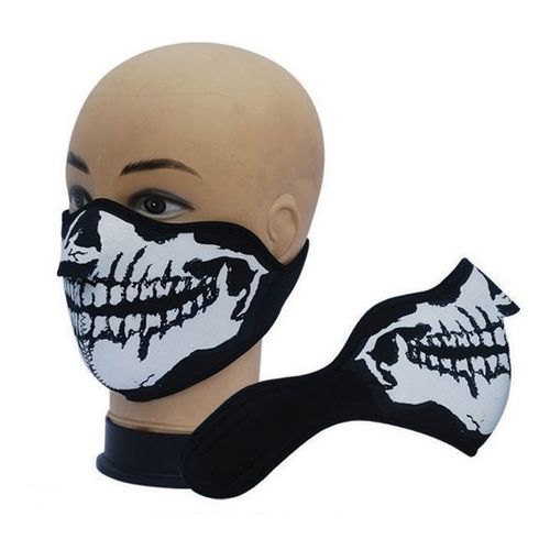 Masque / Cagoule / Tour De Cou / Protection En Neoprene "Ghost Tete De Mort" Airsoft / Paintball / Outdoor / Ski / Snow / Quad / Moto - Nouveau !!!