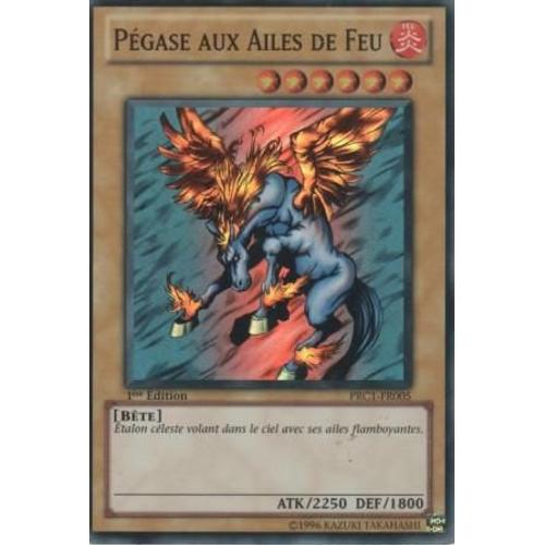 Carte Yu-Gi-Oh! "Pégase Aux Ailes De Feu" Super Rare Prc1-Fr005