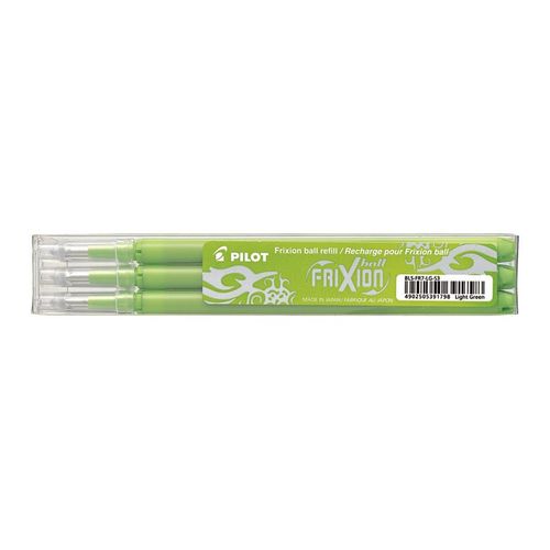 Pilot Lot De 6 Sets De 3 Recharges Frixion Ball (Bls-Fr7) Vert Clair
