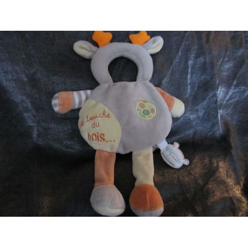 Doudou Hochet Cerf " Les Bouilles De Doudou" Doudou Et Compagnie