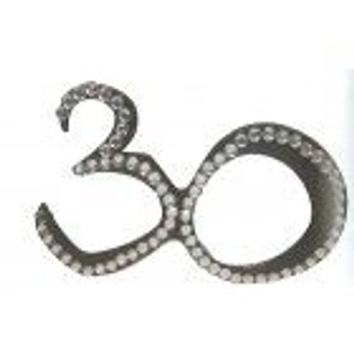 Lunette Age 50 Ans Noir Et Diamant
