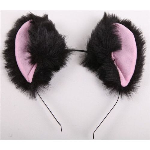 Serre Tête Pince Barrette Oreille De Chat Renard Animaux Cosplay Neko Gothique Lolita Kawaii Manga Anime Black Sugar Mode Déguisement Chat Animaux Nekomimi Costume Paris Nyan-Nyan