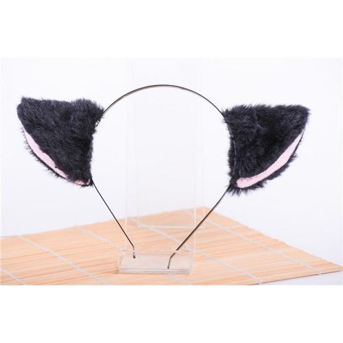 Serre Tête Pince Barrette Oreille Chat Renard Animaux Cosplay Neko Gothique Lolita Kawaii Manga Anime Black Sugar Mode Déguisement Chat Animaux Nekomimi Costume Paris