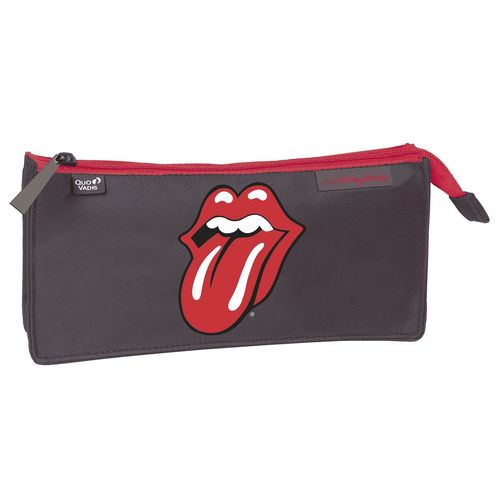 Quo Vadis Trousse Fourre-Tout Rectangle Rolling Stones Gris