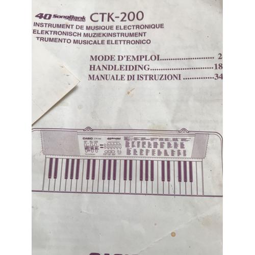 Clavier Casio Ctk200