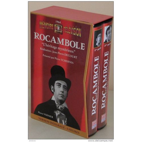 Rocambole Coffret 2 Vhs "L'héritage Mystérieux" Intégrale 5 Heures