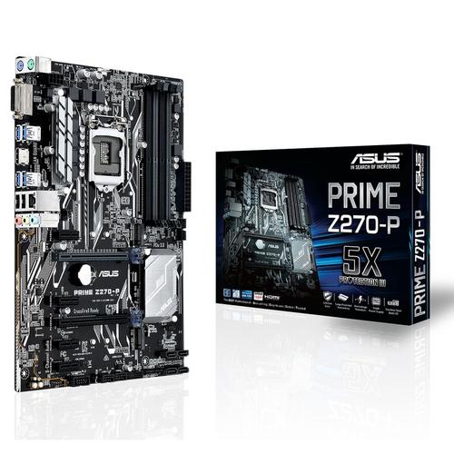 ASUS Prime Z270-P Rev.1.02 Intel Z270 Mainboard ATX Sockel 1151 gaming nvme.