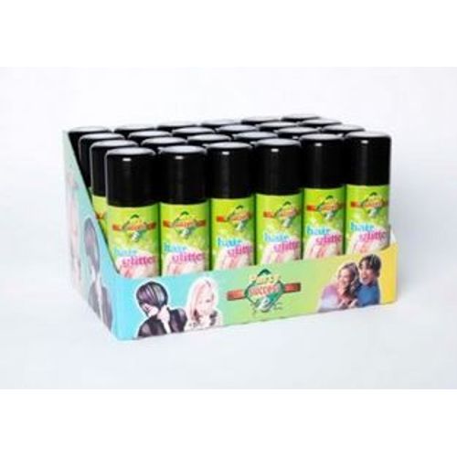 Lot De 24 Laques Pailettes Cheveux Assorties