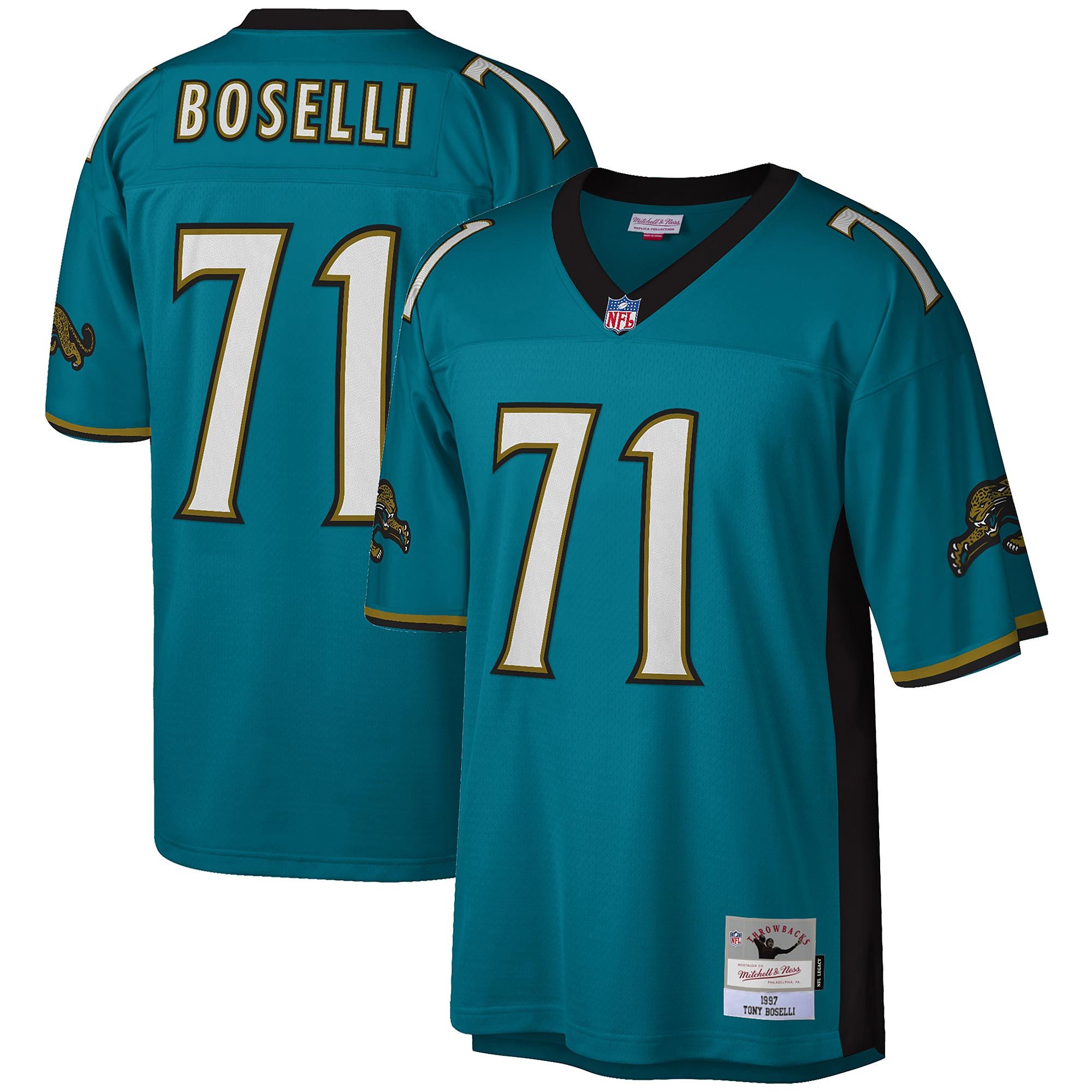 Jacksonville Jaguars Mitchell & Ness Tony Boselli 1997 Legacy Jersey - Mens