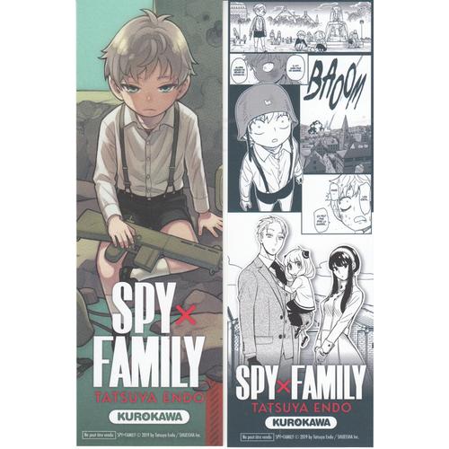 Marque Page Du Manga " Spy Family : Le Petit Garçon De Ruen ", Kurokawa.