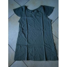Top Femme Kaki Taille S Marque Naf Naf Manches Courtes