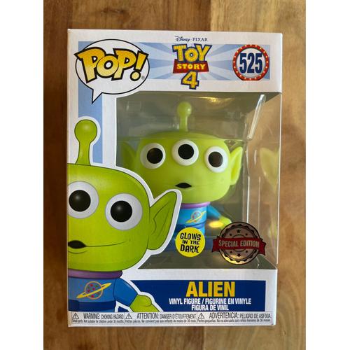Funko Pop ! Toy Story 4 Alien #525 Gitd Special Edition ! Glow In The Dark ! Brand New & Unopened !