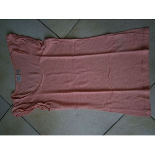 Top Femme Coloris Abricot Taille Xs Marque Esprit Manches Courtes