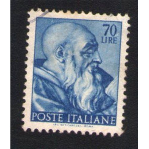 Italie 1961 Oblitéré Used Stamp Fresques De La Chapelle Sixtine Tête Du Prophète Zacharie